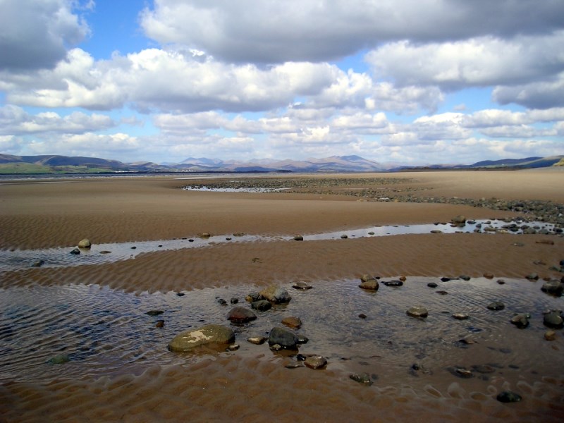 Across Duddon sands to the Lakes