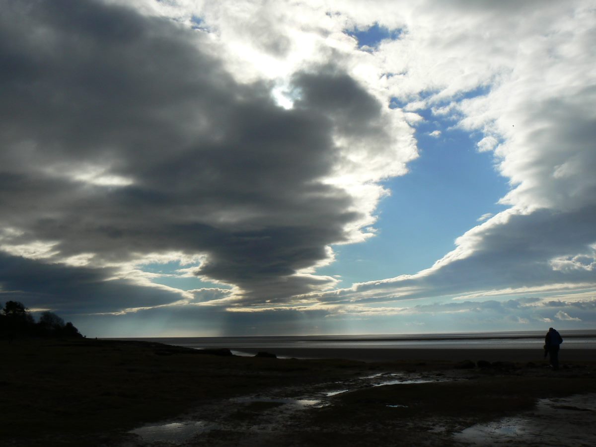 Limitless sky at Silverdale beach