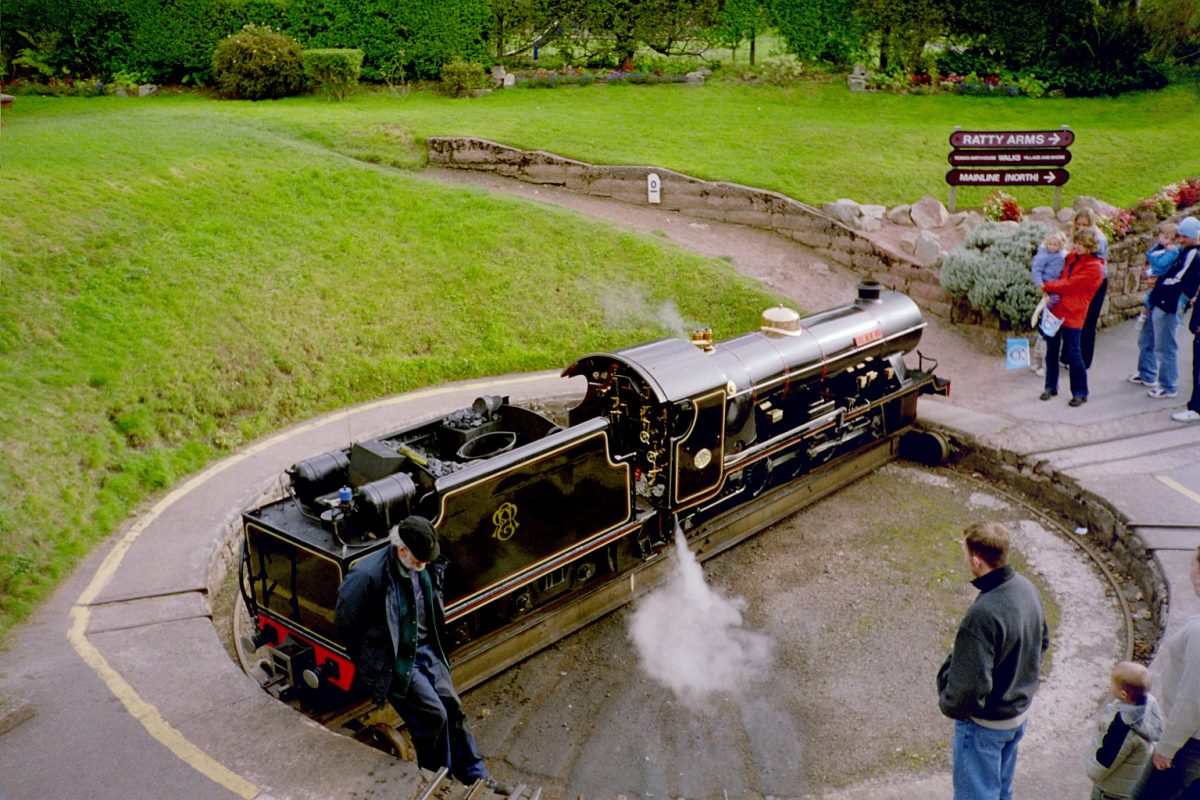Steam Locomotive on the turntable